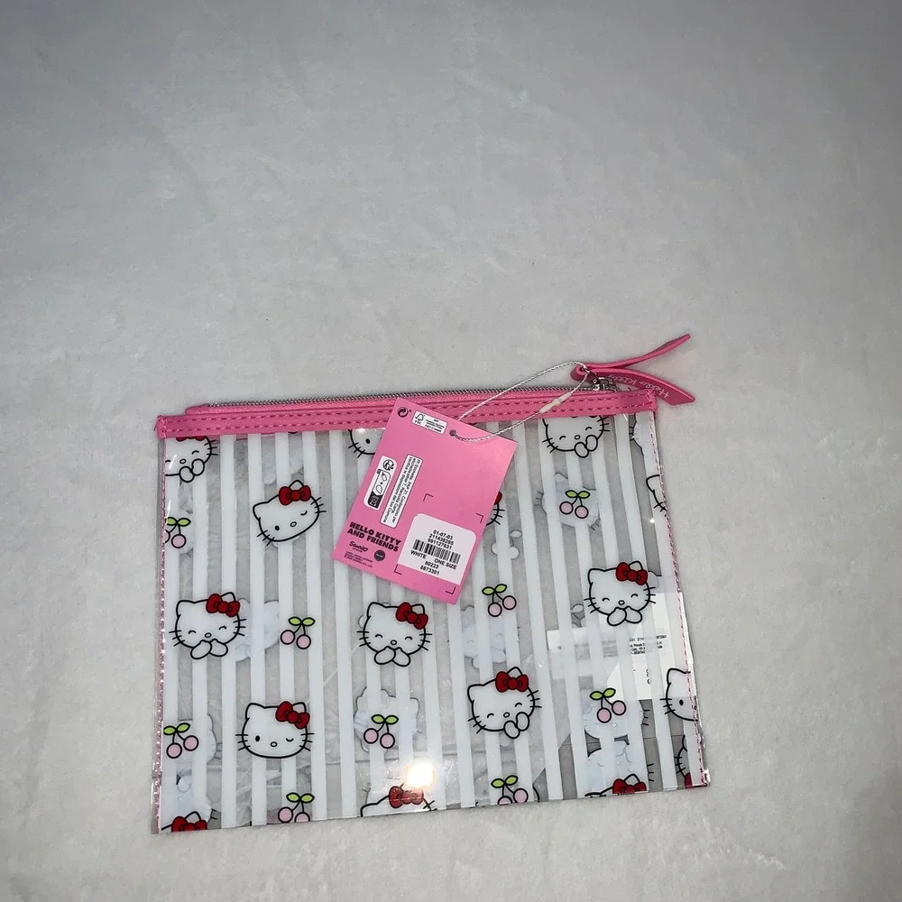 Hello Kitty x primark clear‎ makeup cosmetics wallets bag new with tags